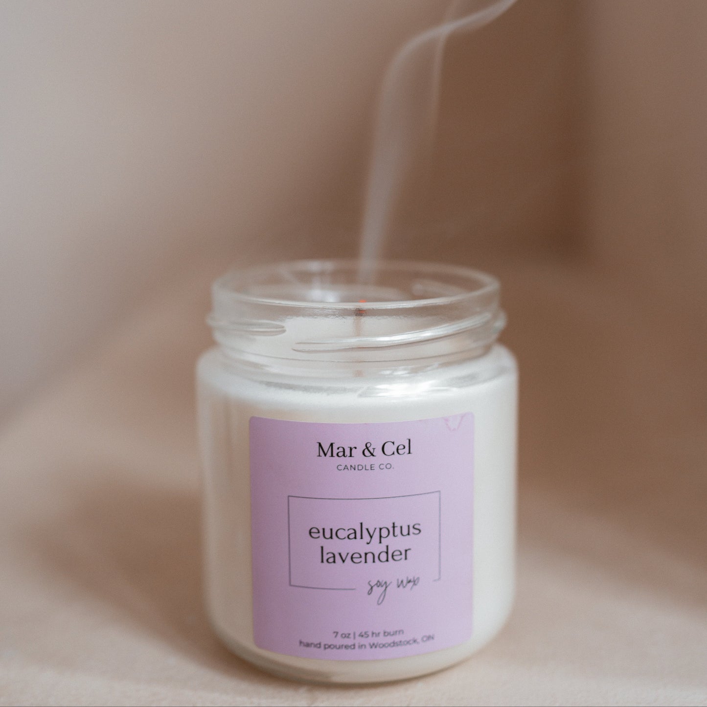 Eucalyptus Lavender Soy Wax Candle