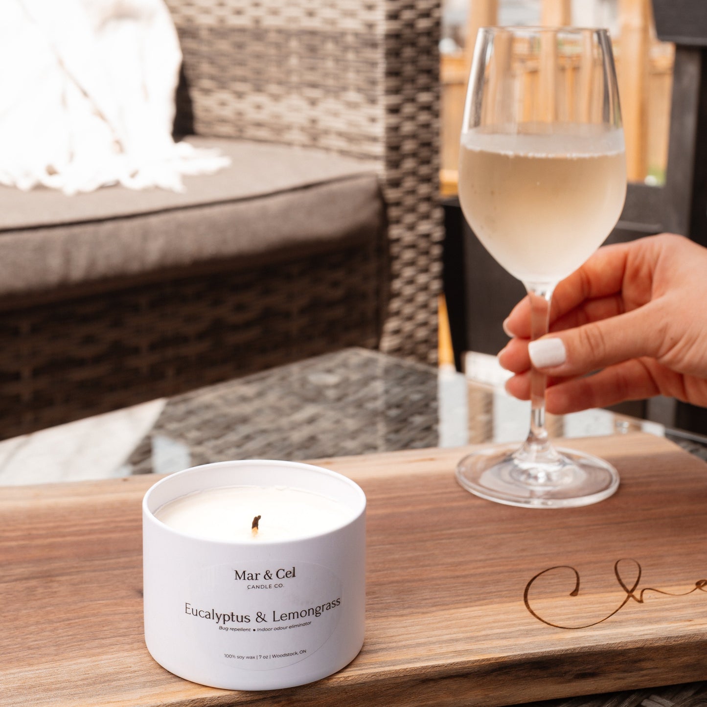 Eucalyptus & Lemongrass Soy Wax Candle