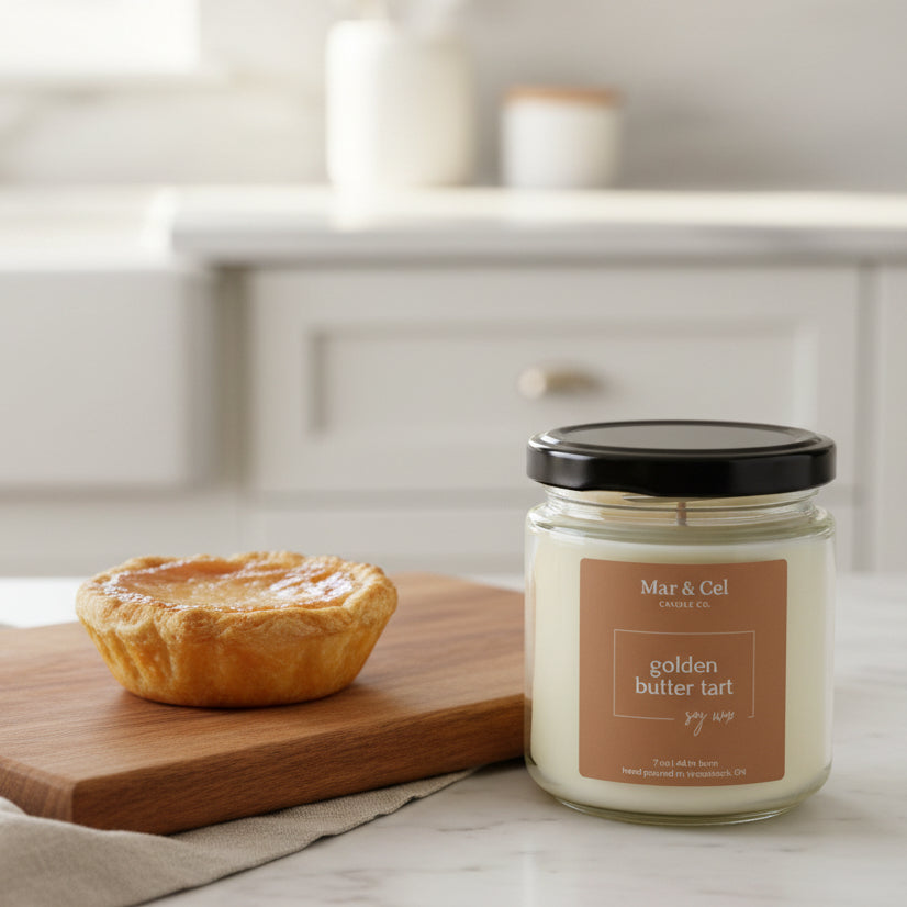 Golden Butter Tart Soy Wax Candle