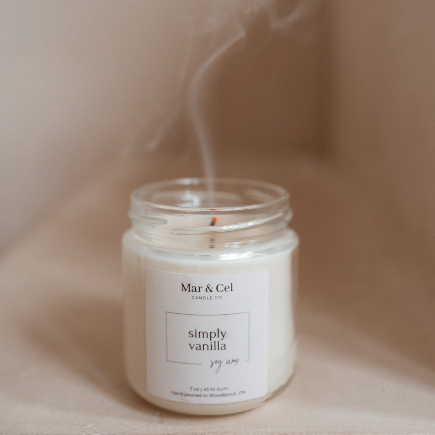 Simply Vanilla Soy Wax Candle