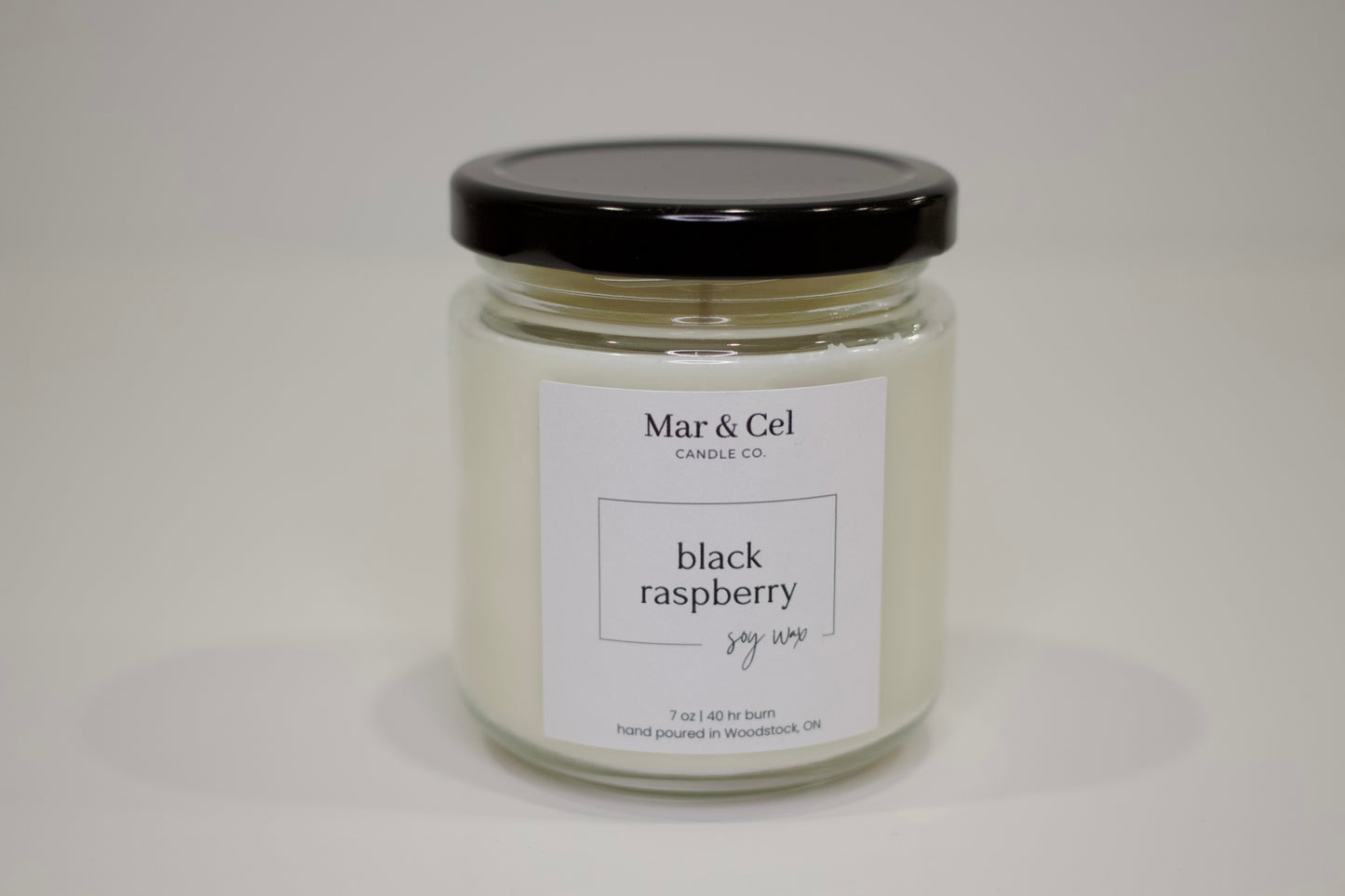 Black Raspberry Soy Wax Candle