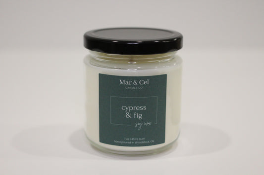 Cypress & Fig Soy Wax Candle