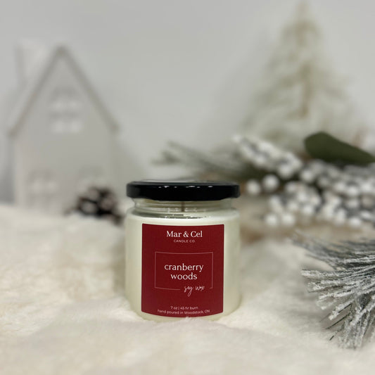 Cranberry Woods Soy Wax Candle