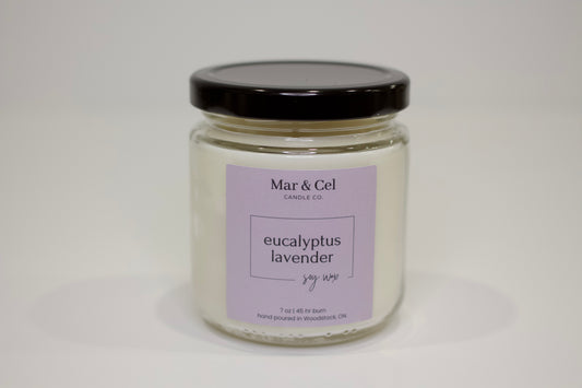 Eucalyptus Lavender Soy Wax Candle