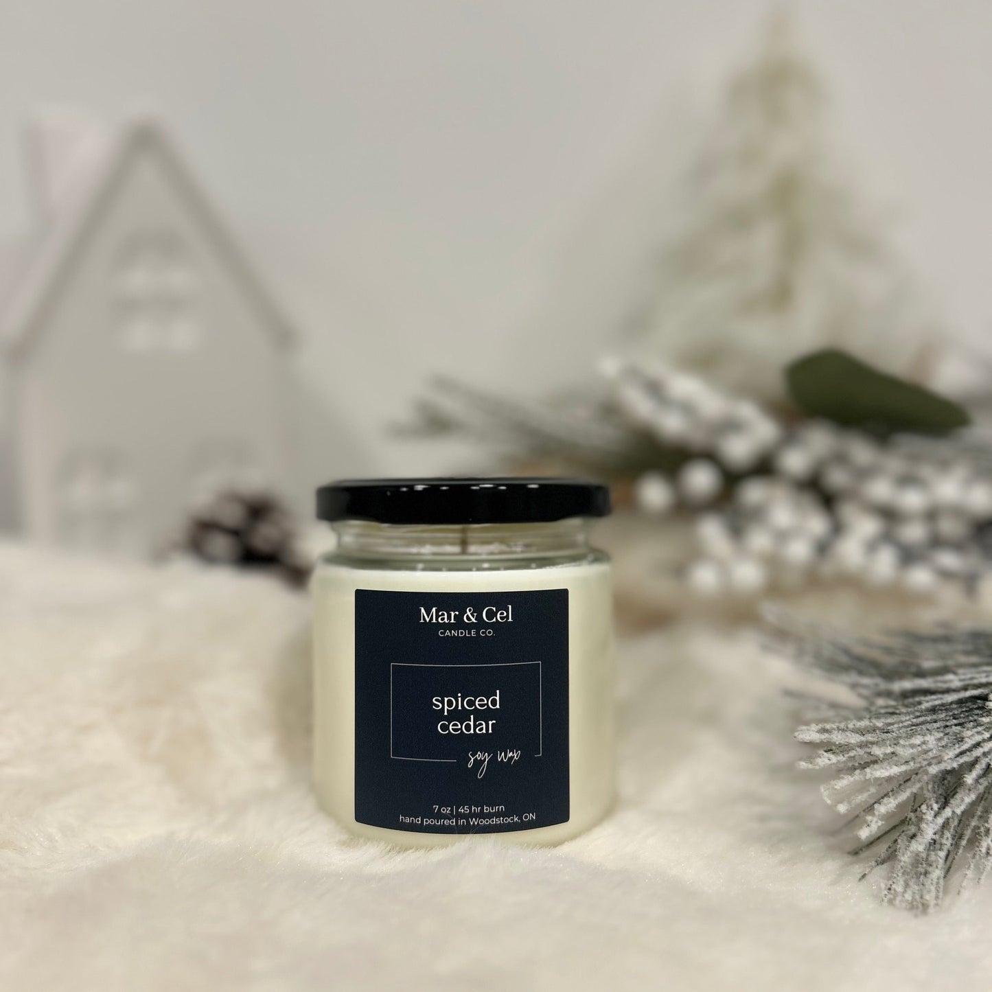 Spiced Cedar Soy Wax Candle