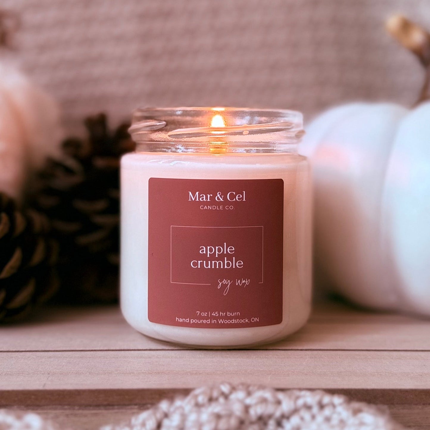 Apple Crumble Soy Wax Candle