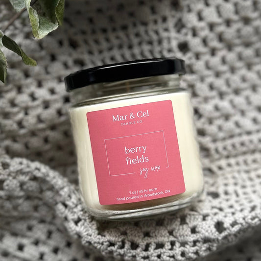 Berry Fields Soy Wax Candle