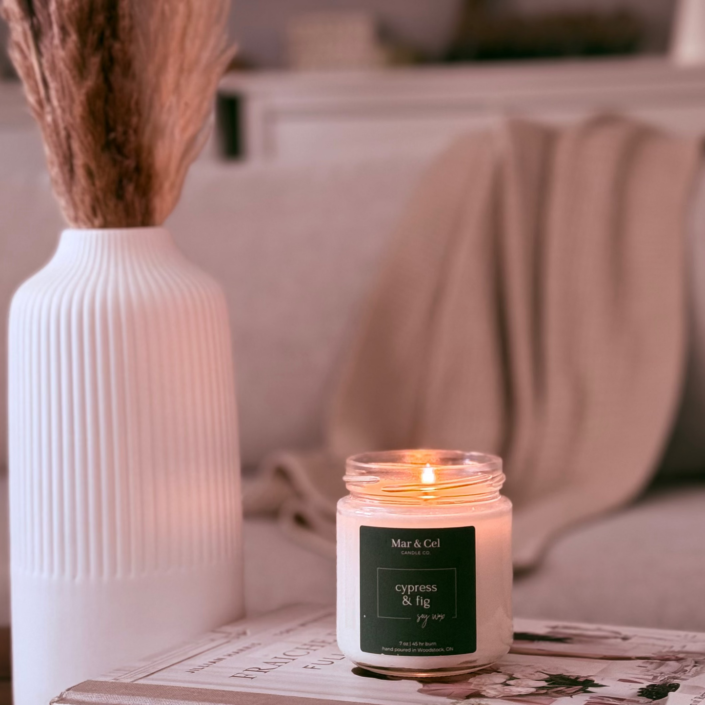 Cypress & Fig Soy Wax Candle