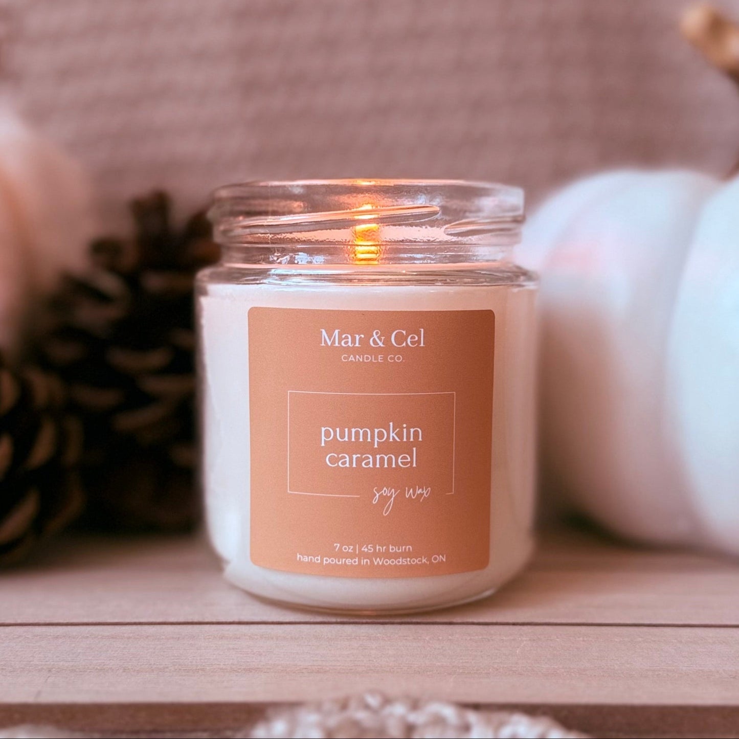 Pumpkin Caramel Soy Wax Candle