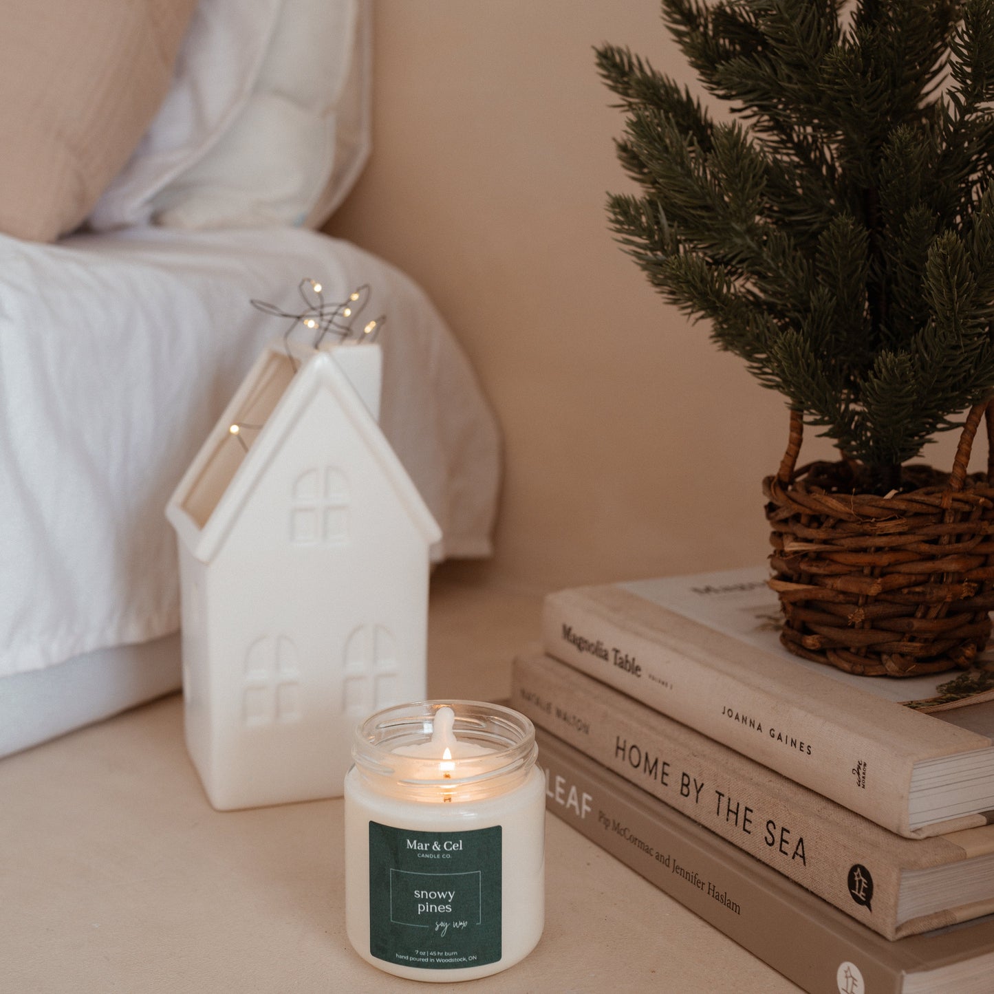 Snowy Pines Soy Wax Candle